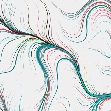 Soyut efekt sıvısı ile karıştırılmış boya arka planı, üretken hesaplama sanatı illüstrasyonu