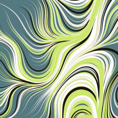 Soyut efekt sıvısı ile karıştırılmış boya arka planı, üretken hesaplama sanatı illüstrasyonu