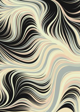 Soyut efekt sıvısı ile karıştırılmış boya arka planı, üretken hesaplama sanatı illüstrasyonu