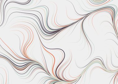 Soyut efekt sıvısı ile karıştırılmış boya arka planı, üretken hesaplama sanatı illüstrasyonu