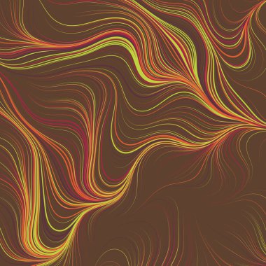 Soyut efekt sıvısı ile karıştırılmış boya arka planı, üretken hesaplama sanatı illüstrasyonu