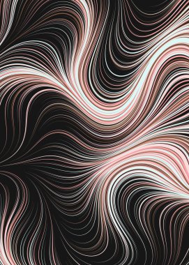 Soyut efekt sıvısı ile karıştırılmış boya arka planı, üretken hesaplama sanatı illüstrasyonu