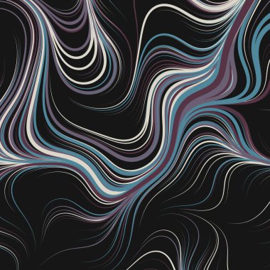 Soyut efekt sıvısı ile karıştırılmış boya arka planı, üretken hesaplama sanatı illüstrasyonu