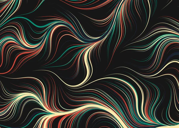 Líquido Efecto Abstracto Con Mezcla Fondo Pintura Ilustración Arte Computacional — Vector de stock