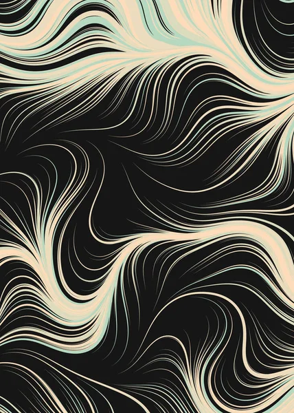 Líquido Efecto Abstracto Con Mezcla Fondo Pintura Ilustración Arte Computacional — Vector de stock