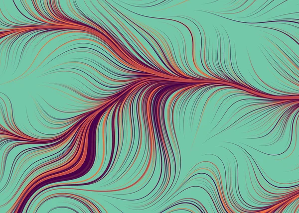 Líquido Efecto Abstracto Con Mezcla Fondo Pintura Ilustración Arte Computacional — Vector de stock