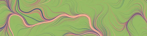 Abstrakter Effekt Flüssigkeit Mit Mischfarbe Hintergrund Generative Computerkunst Illustration — Stockvektor