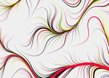 Soyut efekt sıvısı ile karıştırılmış boya arka planı, üretken hesaplama sanatı illüstrasyonu