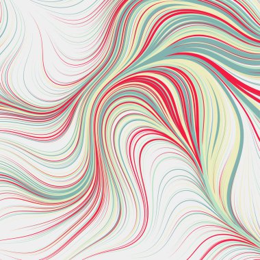 Soyut efekt sıvısı ile karıştırılmış boya arka planı, üretken hesaplama sanatı illüstrasyonu