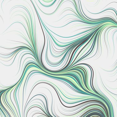 Soyut efekt sıvısı ile karıştırılmış boya arka planı, üretken hesaplama sanatı illüstrasyonu