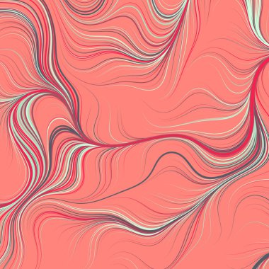 Soyut efekt sıvısı ile karıştırılmış boya arka planı, üretken hesaplama sanatı illüstrasyonu