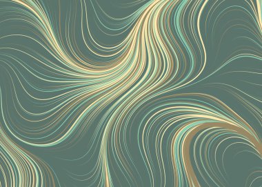 Soyut efekt sıvısı ile karıştırılmış boya arka planı, üretken hesaplama sanatı illüstrasyonu