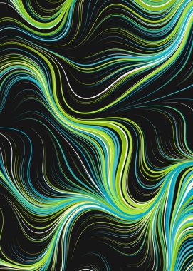 Soyut Perlin Gürültüsü Geometrik Desensel hesaplama sanatı, vektör illüstrasyonu