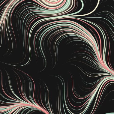 Soyut efekt sıvısı ile karıştırılmış boya arka planı, üretken hesaplama sanatı illüstrasyonu