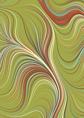 Soyut efekt sıvısı ile karıştırılmış boya arka planı, üretken hesaplama sanatı illüstrasyonu