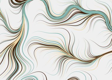 Soyut efekt sıvısı ile karıştırılmış boya arka planı, üretken hesaplama sanatı illüstrasyonu