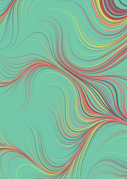 Abstract Perlin Geluid Geometrisch Patroon Generatieve Computationele Kunst Vectorillustratie — Stockvector