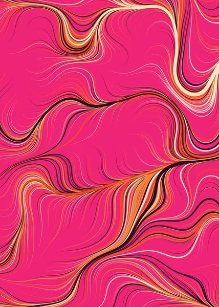 Abstract Effect Liquid Mixing Paint Background Generative Computational Art Illustration — Stock Vector