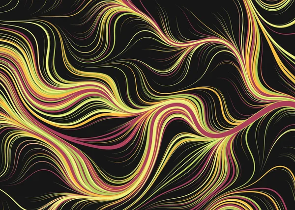 Soyut efekt sıvısı ile karıştırılmış boya arka planı, üretken hesaplama sanatı illüstrasyonu