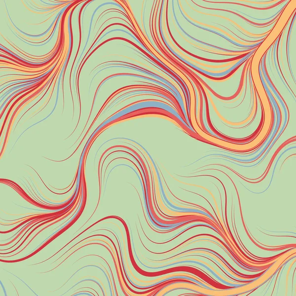 Liquide Effet Abstrait Avec Mélange Fond Peinture Illustration Art Numérique — Image vectorielle