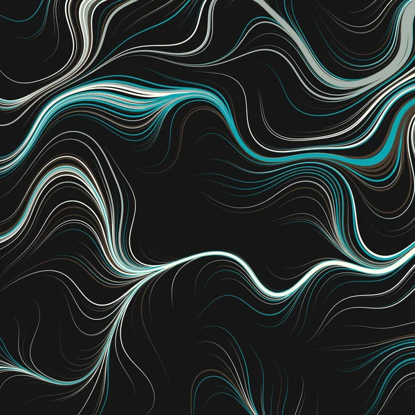 Soyut efekt sıvısı ile karıştırılmış boya arka planı, üretken hesaplama sanatı illüstrasyonu