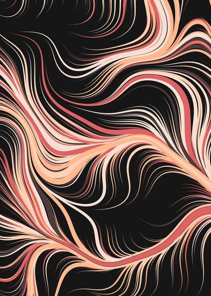 Soyut efekt sıvısı ile karıştırılmış boya arka planı, üretken hesaplama sanatı illüstrasyonu