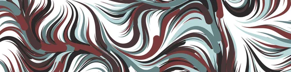 Liquide Effet Abstrait Avec Mélange Fond Peinture Illustration Art Numérique — Image vectorielle
