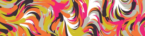 Soyut efekt sıvısı ile karıştırılmış boya arka planı, üretken hesaplama sanatı illüstrasyonu