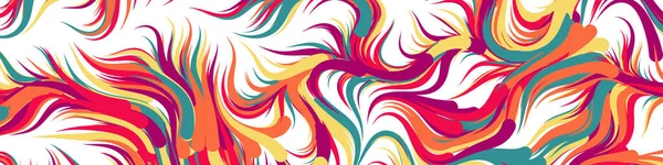 Soyut efekt sıvısı ile karıştırılmış boya arka planı, üretken hesaplama sanatı illüstrasyonu