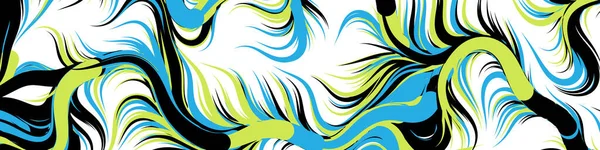 Soyut efekt sıvısı ile karıştırılmış boya arka planı, üretken hesaplama sanatı illüstrasyonu