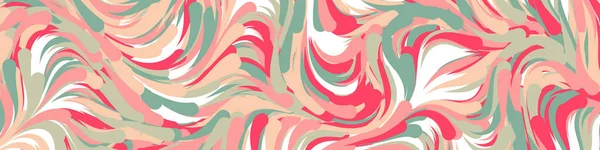 Liquide Effet Abstrait Avec Mélange Fond Peinture Illustration Art Numérique — Image vectorielle