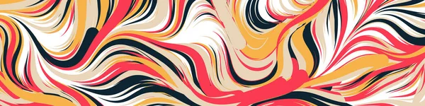 Soyut efekt sıvısı ile karıştırılmış boya arka planı, üretken hesaplama sanatı illüstrasyonu