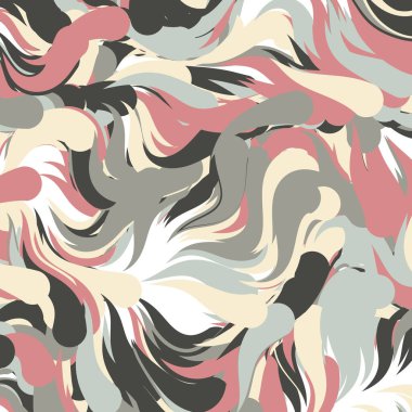 Soyut Perlin Gürültüsü Geometrik Deseni 