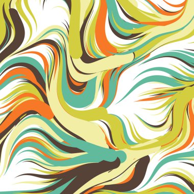 Soyut efekt sıvısı ile karıştırılmış boya arka planı, üretken hesaplama sanatı illüstrasyonu