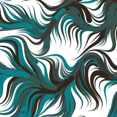 Soyut efekt sıvısı ile karıştırılmış boya arka planı, üretken hesaplama sanatı illüstrasyonu