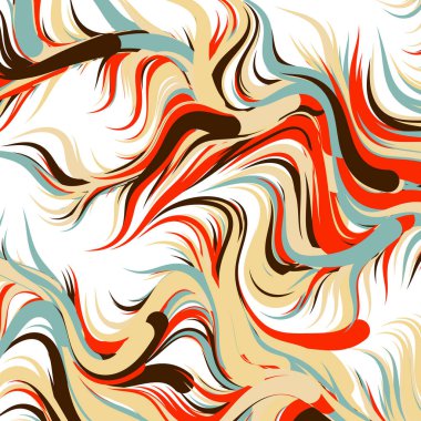 Soyut efekt sıvısı ile karıştırılmış boya arka planı, üretken hesaplama sanatı illüstrasyonu