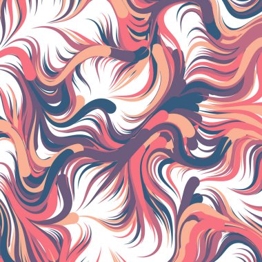 Soyut efekt sıvısı ile karıştırılmış boya arka planı, üretken hesaplama sanatı illüstrasyonu