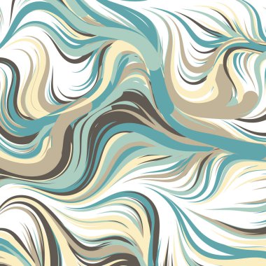 Soyut efekt sıvısı ile karıştırılmış boya arka planı, üretken hesaplama sanatı illüstrasyonu