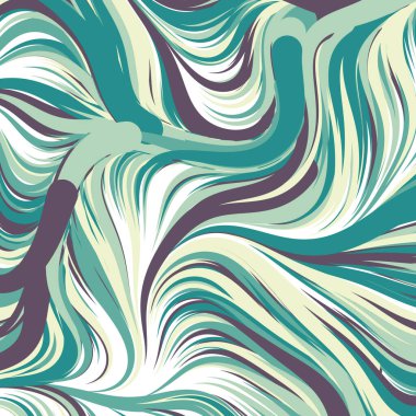 Soyut efekt sıvısı ile karıştırılmış boya arka planı, üretken hesaplama sanatı illüstrasyonu