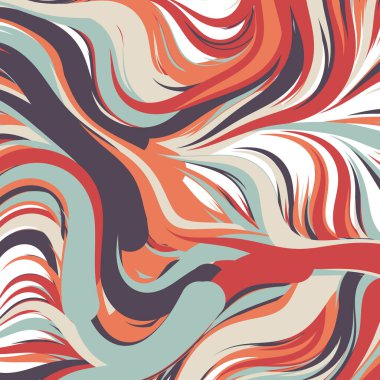 Soyut efekt sıvısı ile karıştırılmış boya arka planı, üretken hesaplama sanatı illüstrasyonu