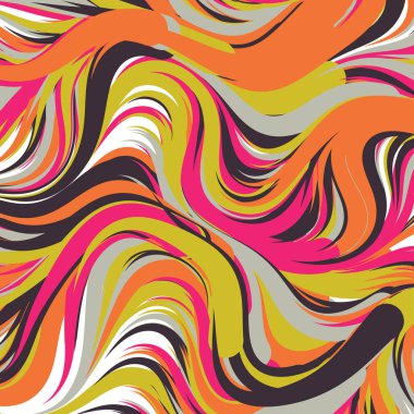 Soyut efekt sıvısı ile karıştırılmış boya arka planı, üretken hesaplama sanatı illüstrasyonu