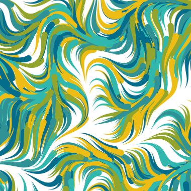 Soyut efekt sıvısı ile karıştırılmış boya arka planı, üretken hesaplama sanatı illüstrasyonu