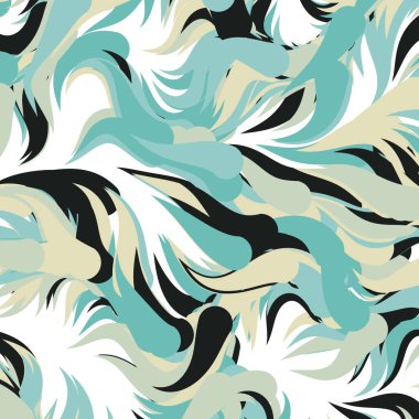 Soyut Perlin Gürültüsü Geometrik Deseni 