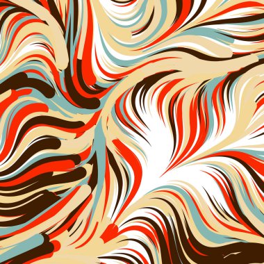 Soyut Perlin Gürültüsü Geometrik Deseni 