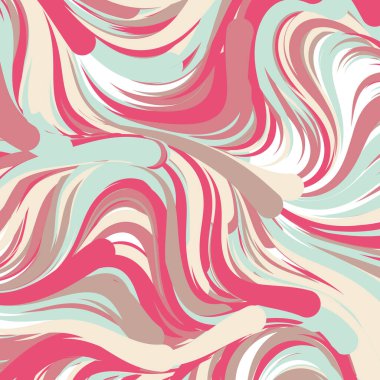 Soyut Perlin Gürültüsü Geometrik Deseni 