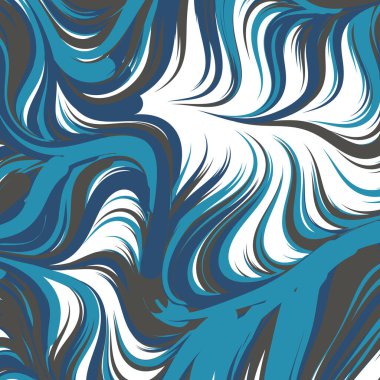 Soyut Perlin Gürültüsü Geometrik Deseni 