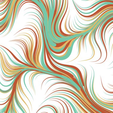 Soyut efekt sıvısı ile karıştırılmış boya arka planı, üretken hesaplama sanatı illüstrasyonu