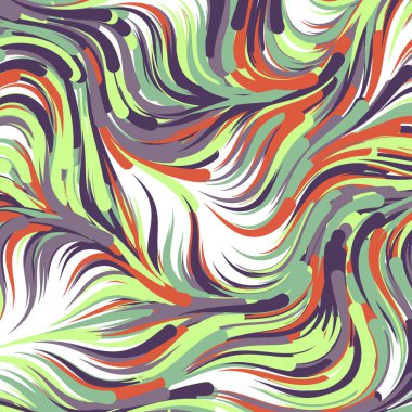 Soyut Perlin Gürültüsü Geometrik Deseni 