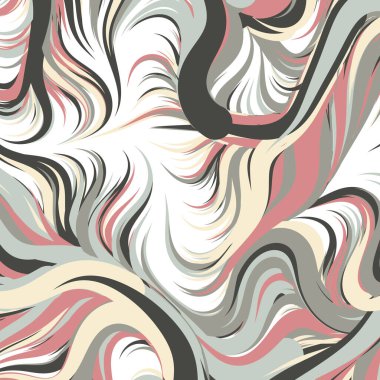 Soyut efekt sıvısı ile karıştırılmış boya arka planı, üretken hesaplama sanatı illüstrasyonu