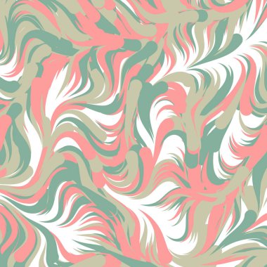 Soyut efekt sıvısı ile karıştırılmış boya arka planı, üretken hesaplama sanatı illüstrasyonu